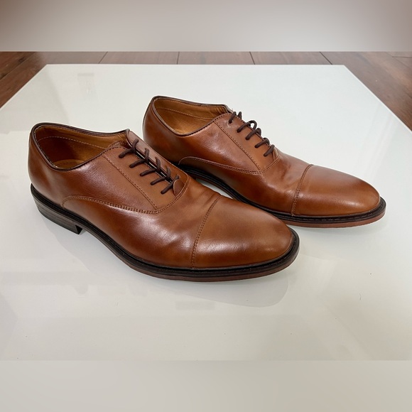 Goodfellow & Co Joseph Men's Shoes Brown Oxford Dress Shoes New Size 9.5 - Picture 2 of 3